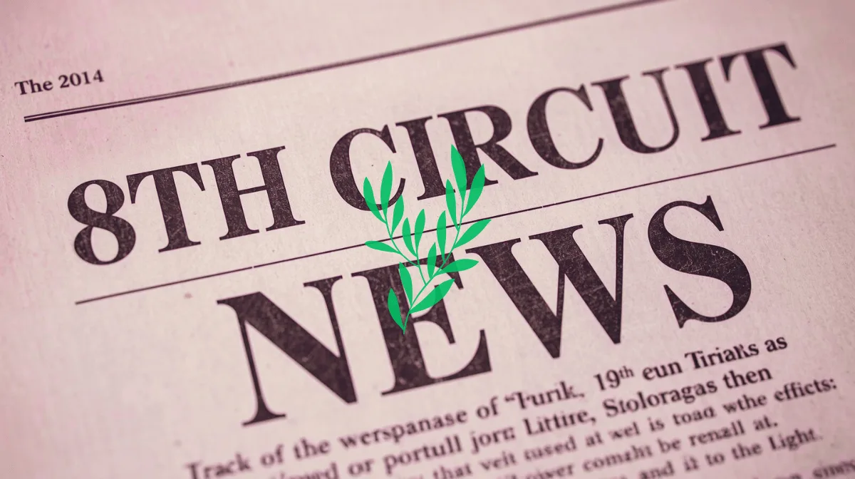 8th Circuit Chlorpyrifos News headline featuring plant spray linked to Parkinson's disease
